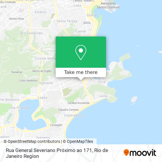 Rua General Severiano Próximo ao 171 map