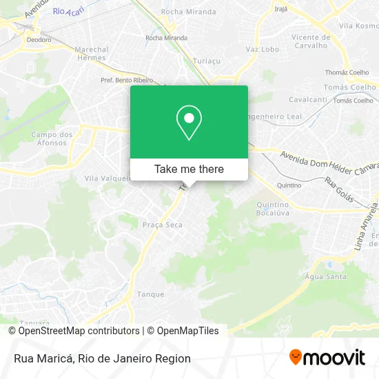Rua Maricá map