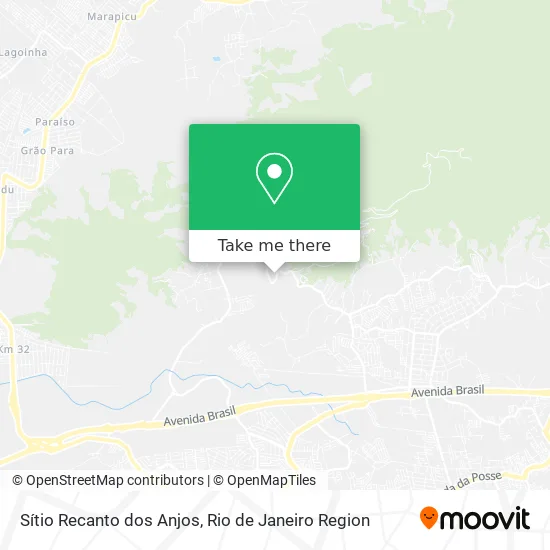 Sítio Recanto dos Anjos map