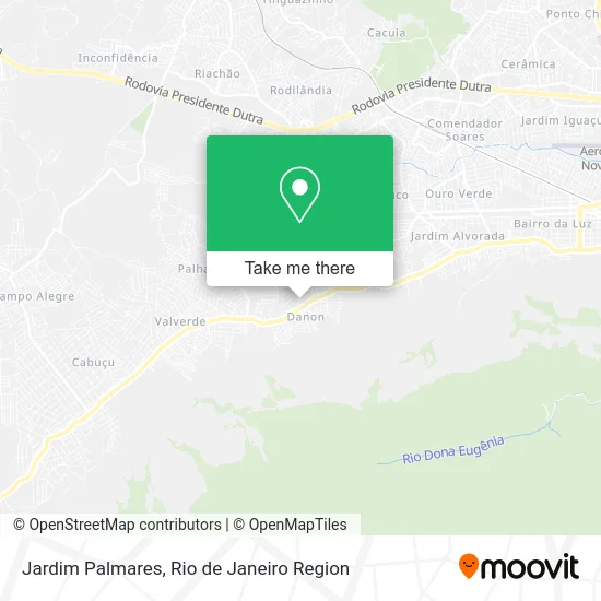 Jardim Palmares map