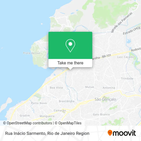 Rua Inácio Sarmento map