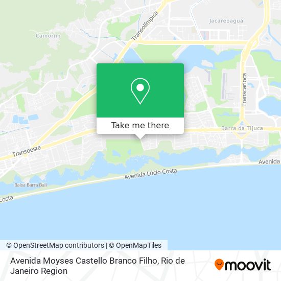 Avenida Moyses Castello Branco Filho map