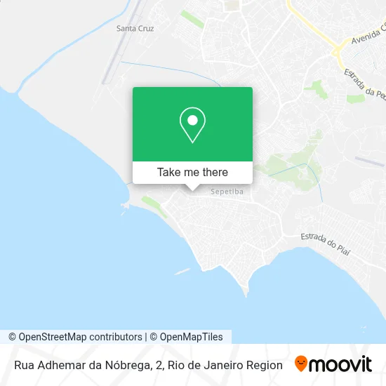 Rua Adhemar da Nóbrega, 2 map
