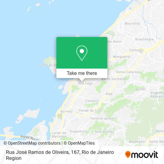 Rua José Ramos de Oliveira, 167 map