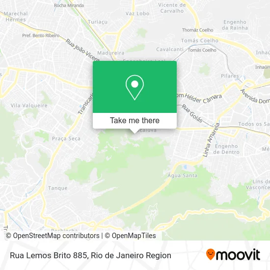 Rua Lemos Brito 885 map