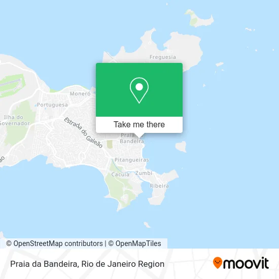 Praia da Bandeira map
