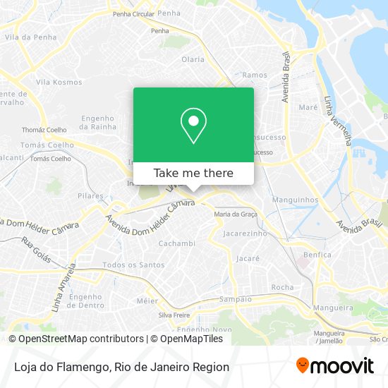 Loja do Flamengo map