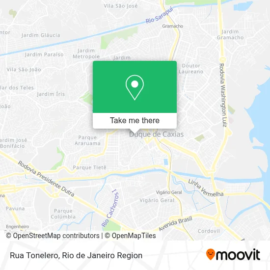Rua Tonelero map