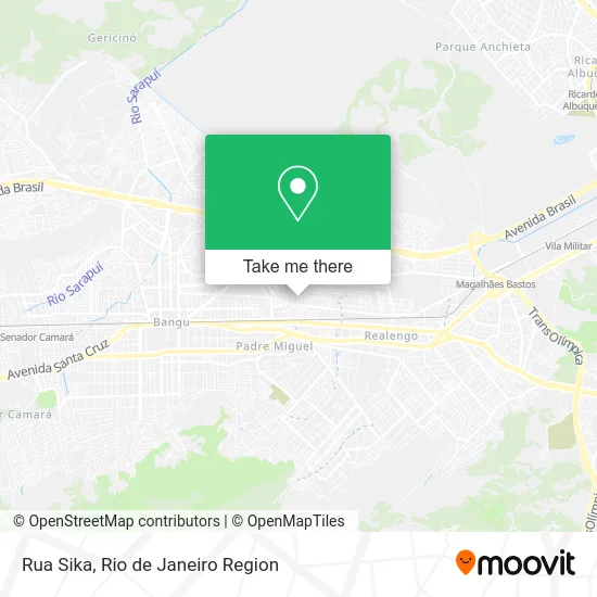 Rua Sika map