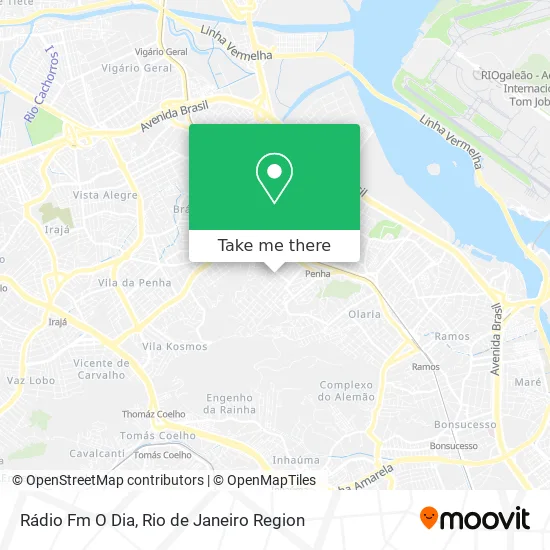 Rádio Fm O Dia map