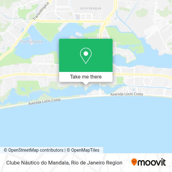 Clube Náutico do Mandala map