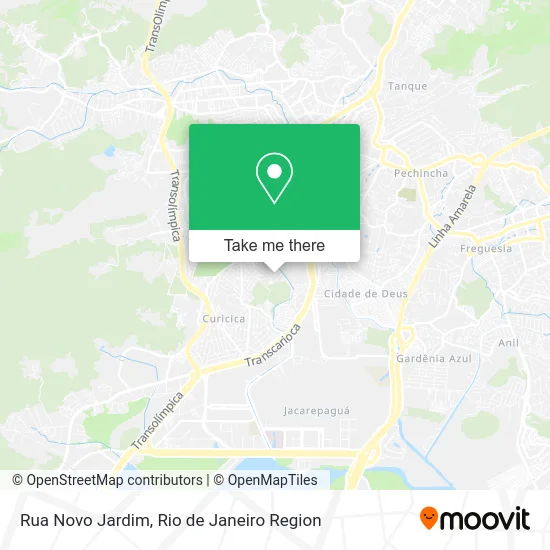 Rua Novo Jardim map