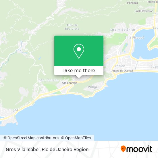 Gres Vila Isabel map