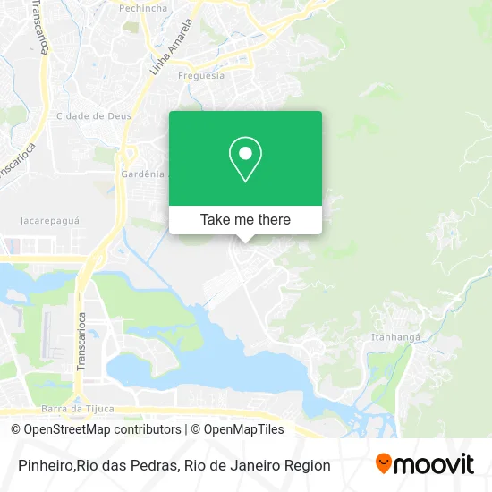 Pinheiro,Rio das Pedras map
