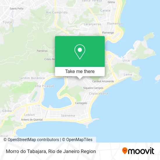 Morro do Tabajara map