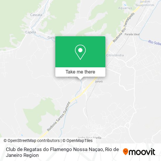 Club de Regatas do Flamengo Nossa Naçao map