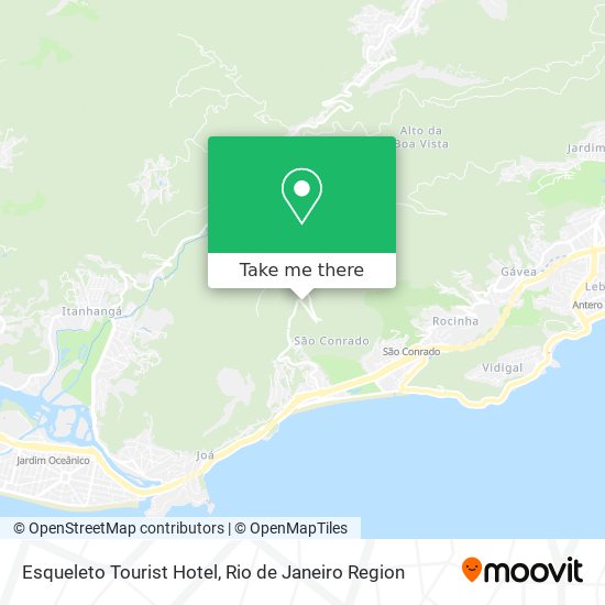 Mapa Esqueleto Tourist Hotel