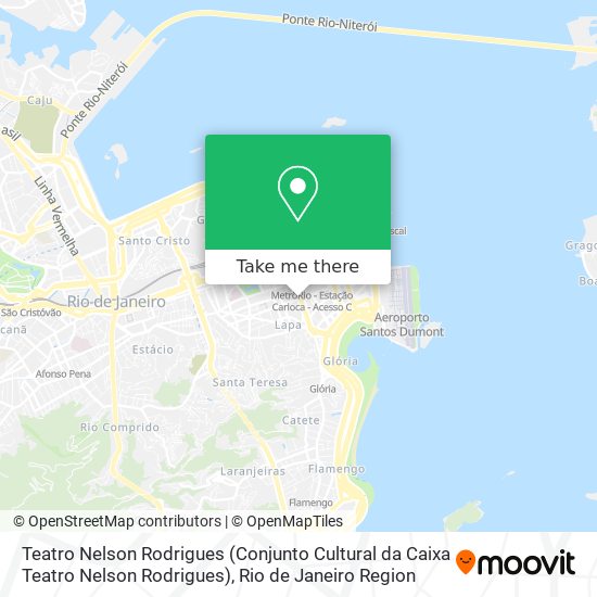 Teatro Nelson Rodrigues (Conjunto Cultural da Caixa Teatro Nelson Rodrigues) map