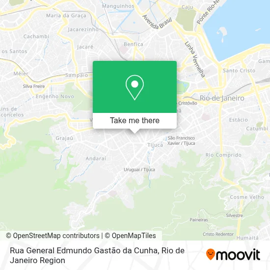 Rua General Edmundo Gastão da Cunha map