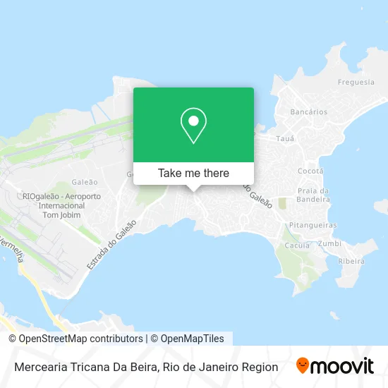 Mercearia Tricana Da Beira map