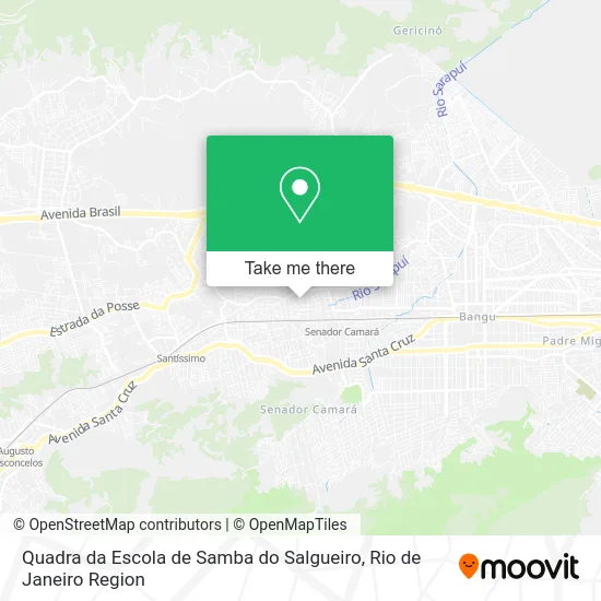 Quadra da Escola de Samba do Salgueiro map