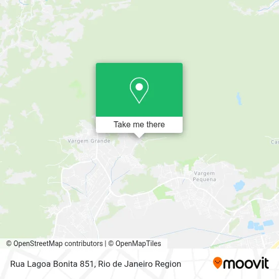 Rua Lagoa Bonita 851 map
