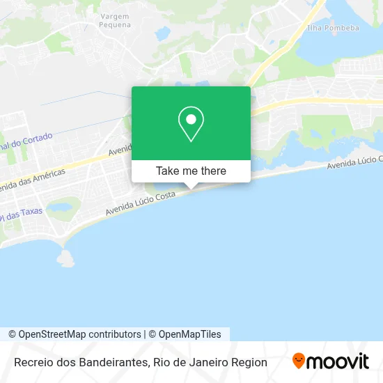 Recreio dos Bandeirantes map