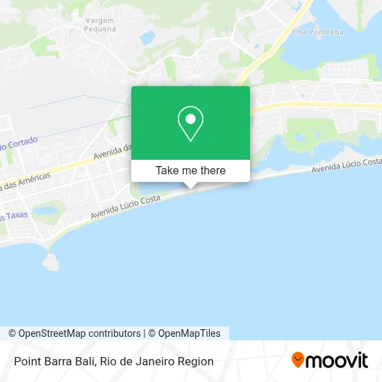 Point Barra Bali map