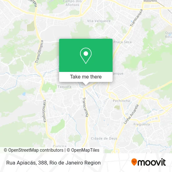 Rua Apiacás, 388 map