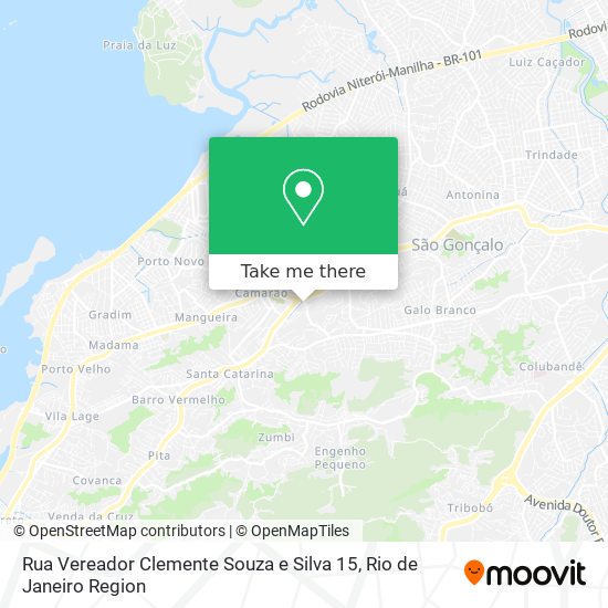 Rua Vereador Clemente Souza e Silva 15 map