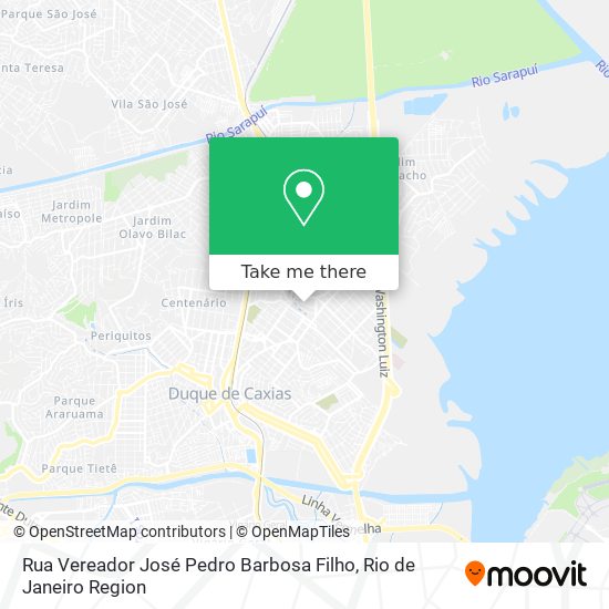 Rua Vereador José Pedro Barbosa Filho map