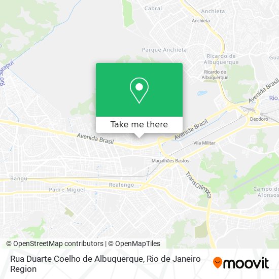 Mapa Rua Duarte Coelho de Albuquerque