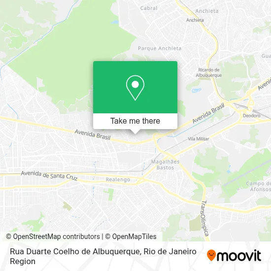 Rua Duarte Coelho de Albuquerque map