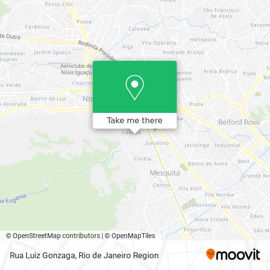 Rua Luiz Gonzaga map