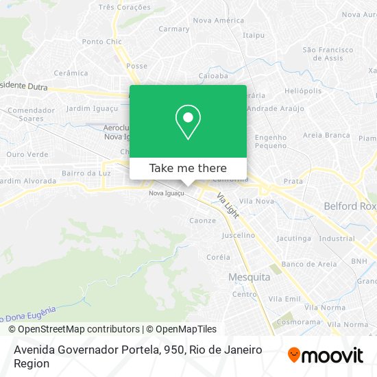 Avenida Governador Portela, 950 map