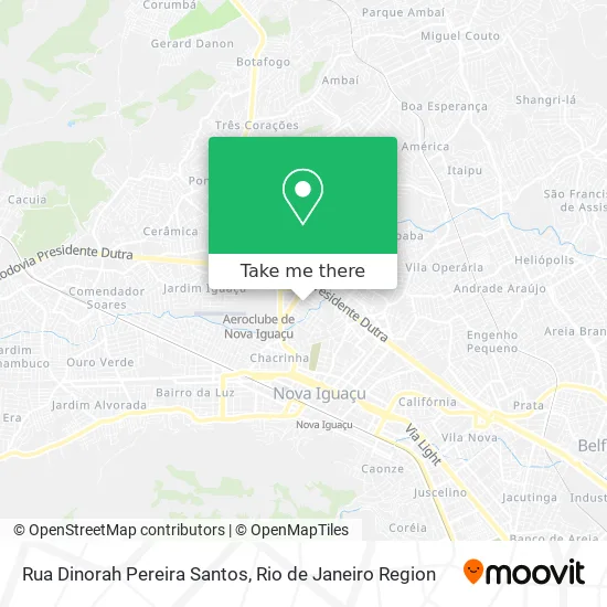 Rua Dinorah Pereira Santos map