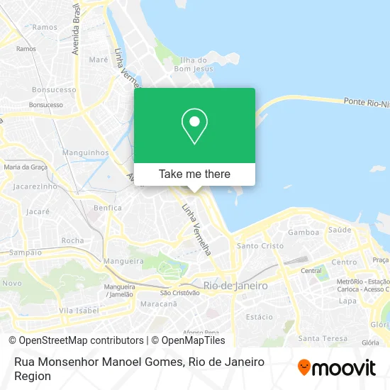 Rua Monsenhor Manoel Gomes map
