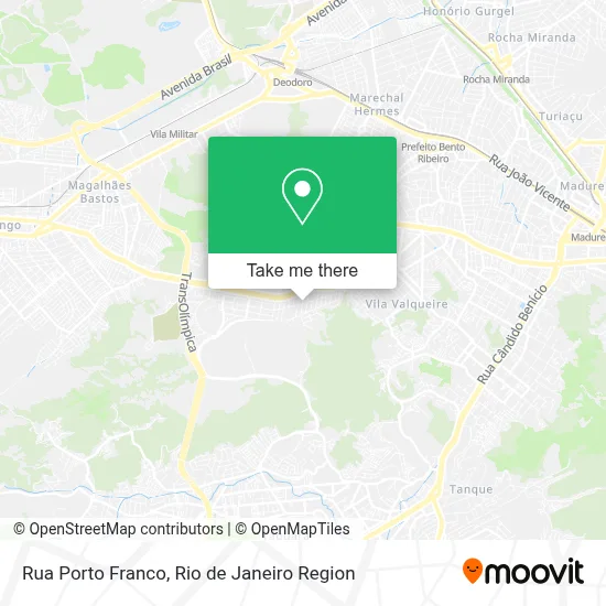 Rua Porto Franco map