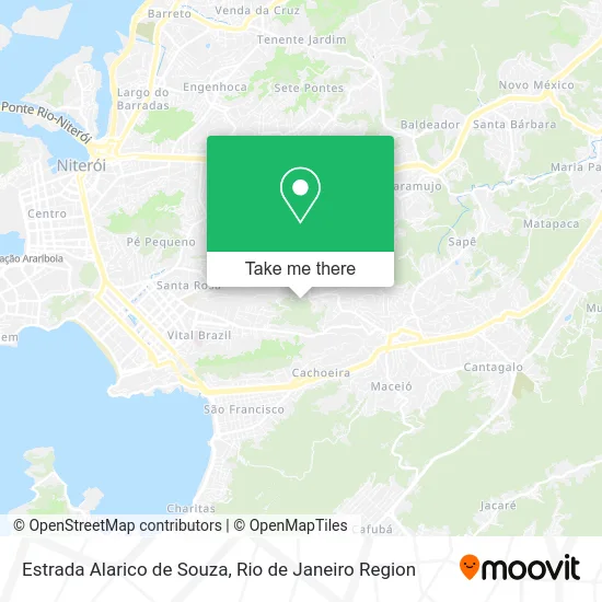 Estrada Alarico de Souza map