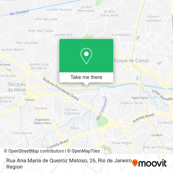 Rua Ana Maria de Queiroz Matoso, 26 map