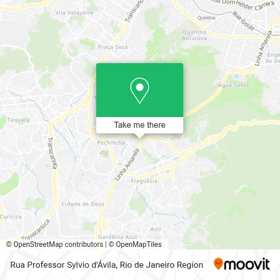 Rua Professor Sylvio d'Ávila map