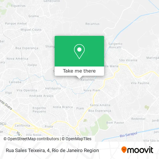 Rua Sales Teixeira, 4 map