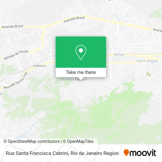 Rua Santa Francisca Cabrini map