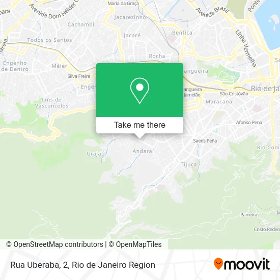 Rua Uberaba, 2 map