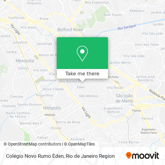 Colégio Novo Rumo Éden map