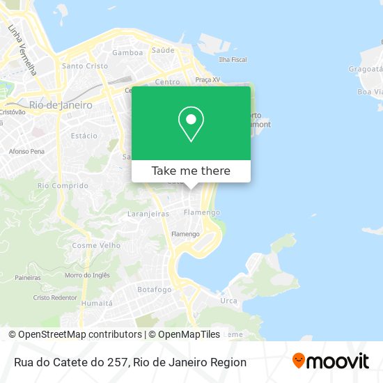 Rua do Catete do 257 map