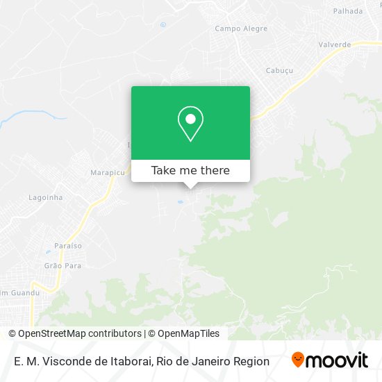 E. M. Visconde de Itaborai map