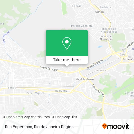 Rua Esperança map