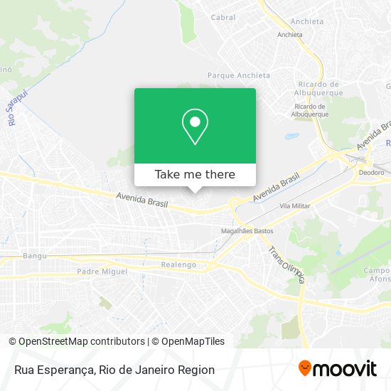 Mapa Rua Esperança