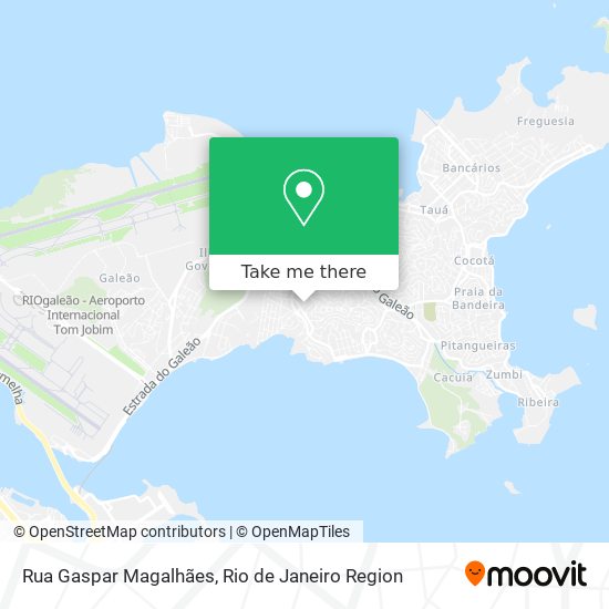 Mapa Rua Gaspar Magalhães
